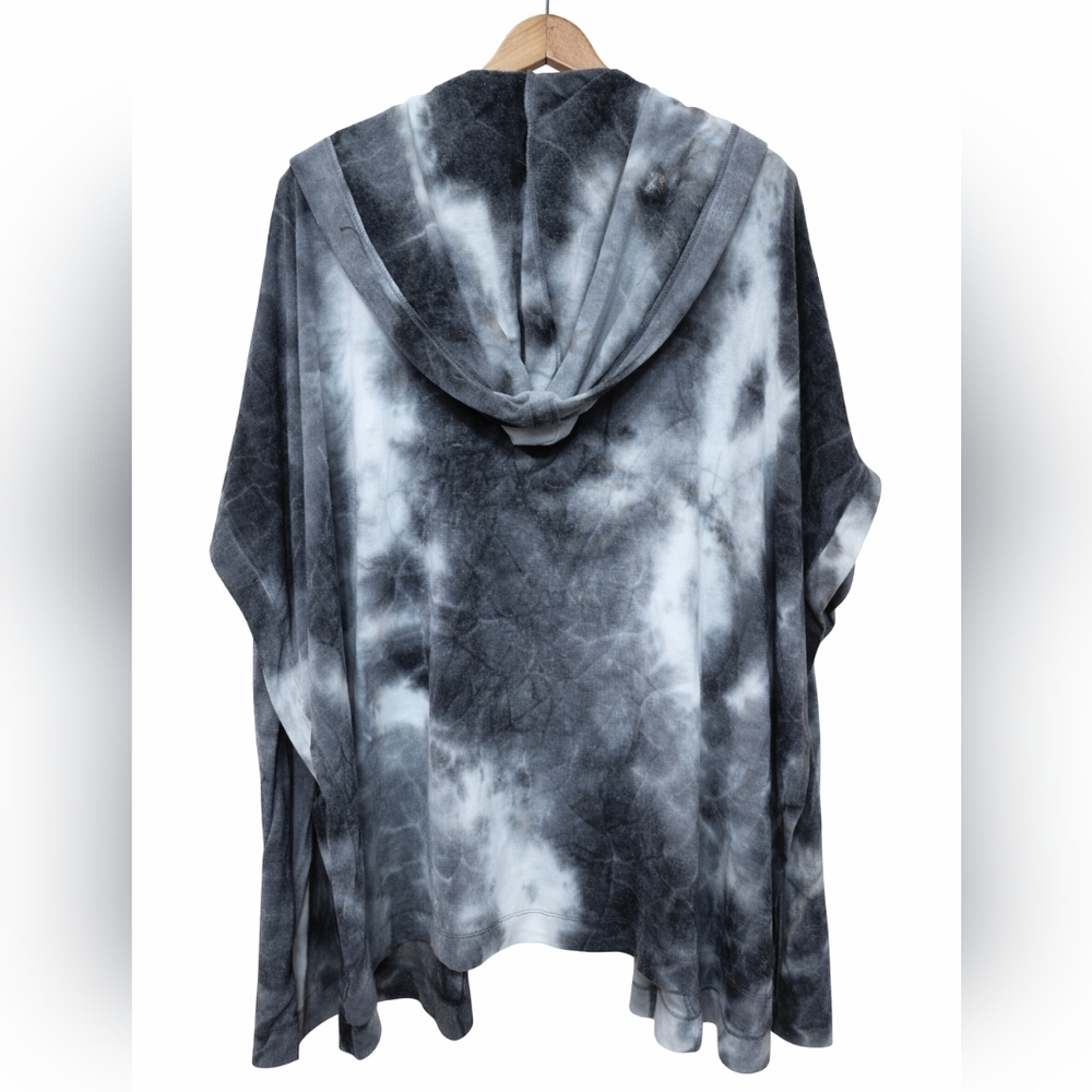 Attitudes By Renee Tie Dye Hooded Cardigan - Picture 2 of 4